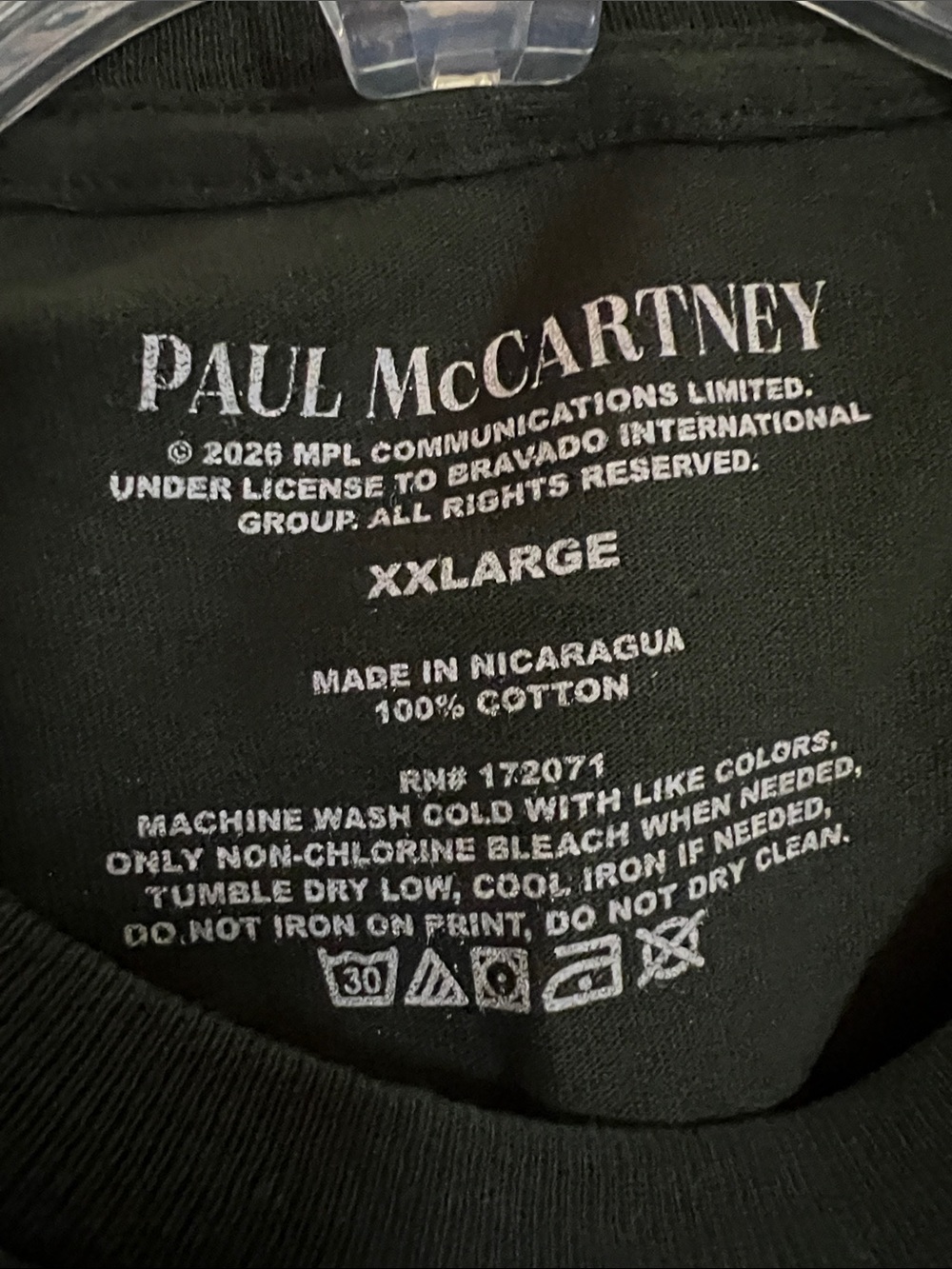 Paul McCartney Wings Concert Tour Shirt XXL NWOT Beatles - Picture 4 of 5